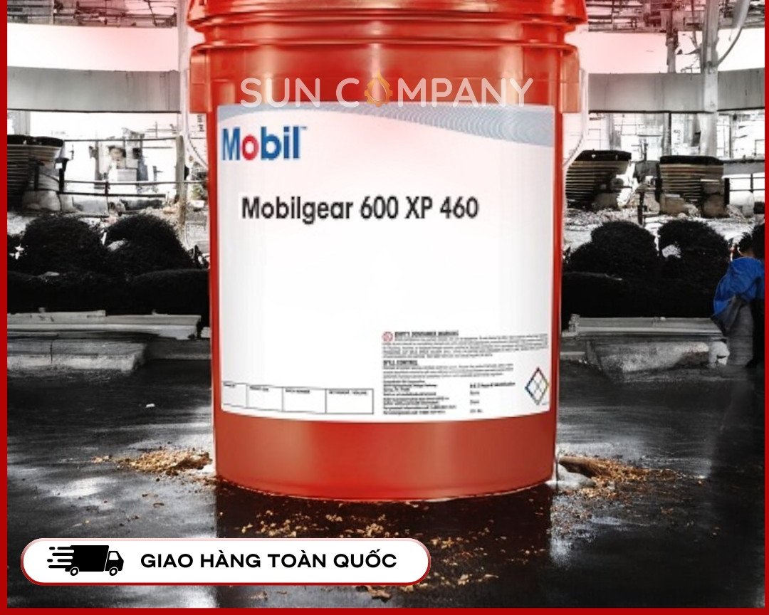 Dầu bánh răng mobil gear 600 xp 460
