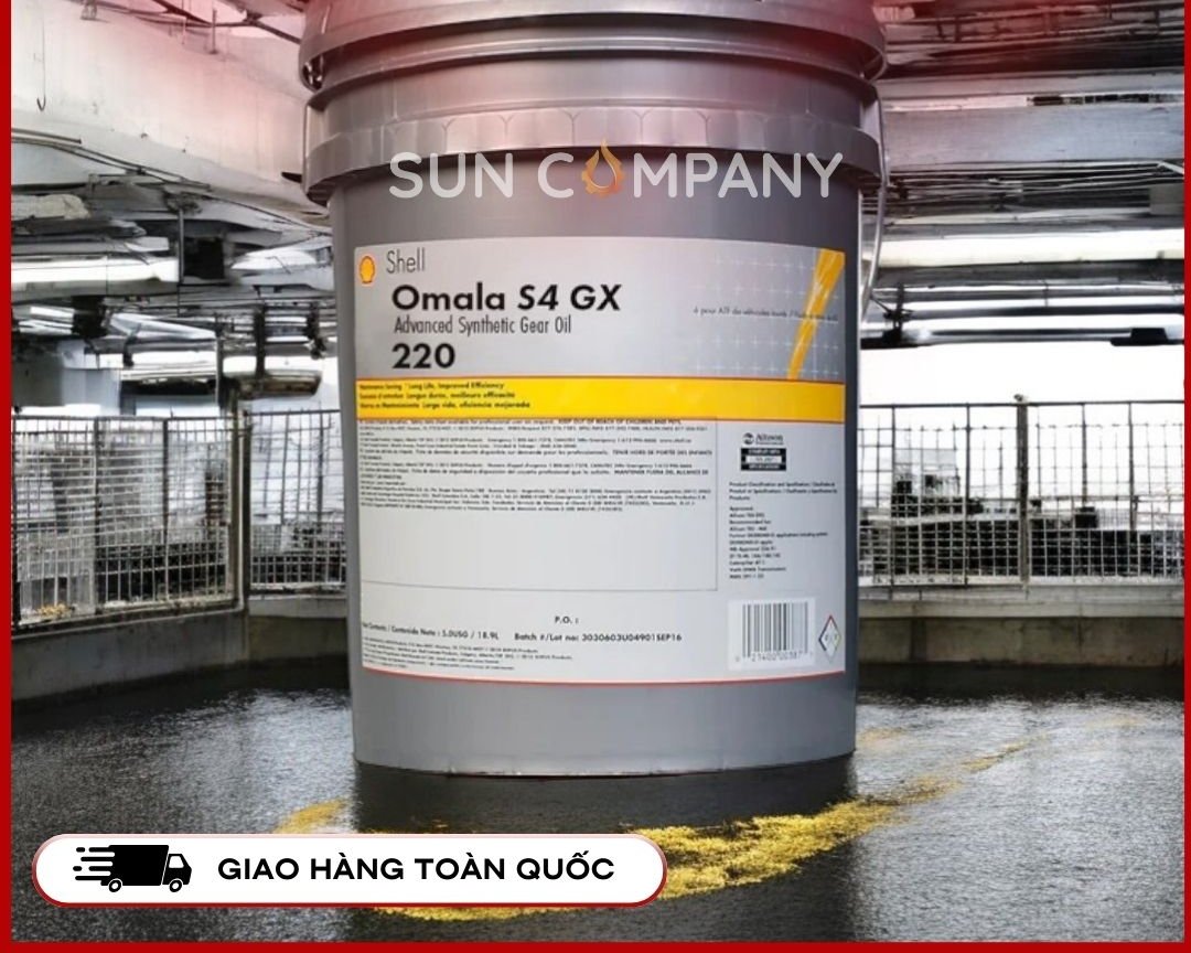 Dầu bánh răng Shell Omala S4 GX 220