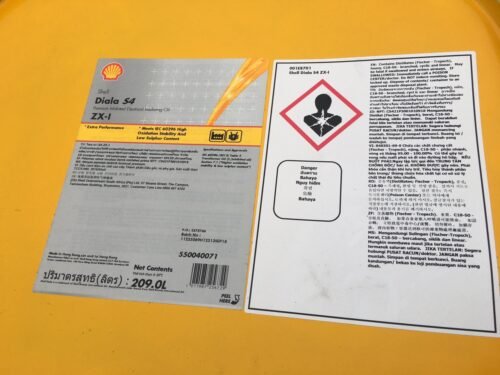 Dầu cách điện Shell Diala S4 ZX-1 (209L/phuy)