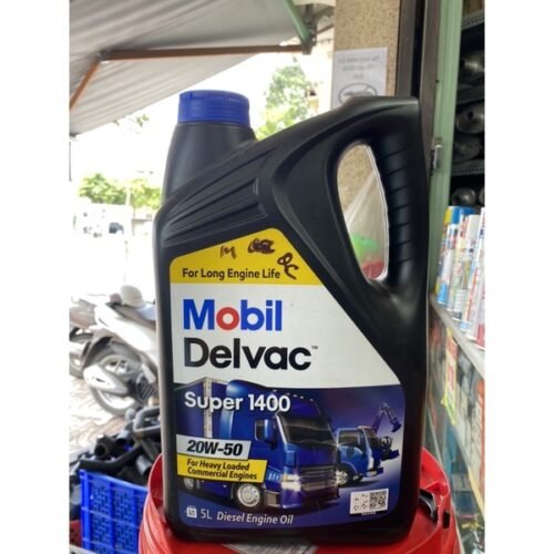 Dầu Động Cơ Mobil Delvac Super 1400 20W50 - góc nhìn 2