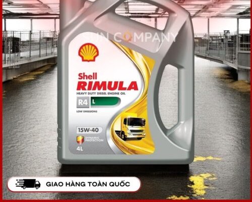 Dầu động cơ Shell Rimula L15W40 CJ4 - góc nhìn 2