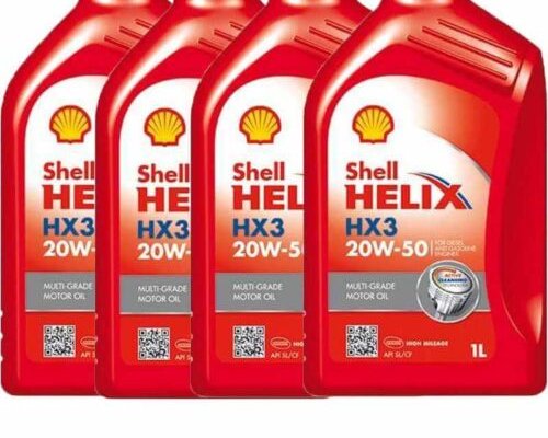 Dầu nhớt ô tô Shell Helix HX3 20W-50 - góc nhìn 3