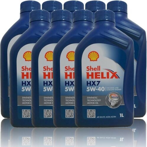 Dầu nhớt ô tô Shell Helix HX7 5W-40 - góc nhìn 2