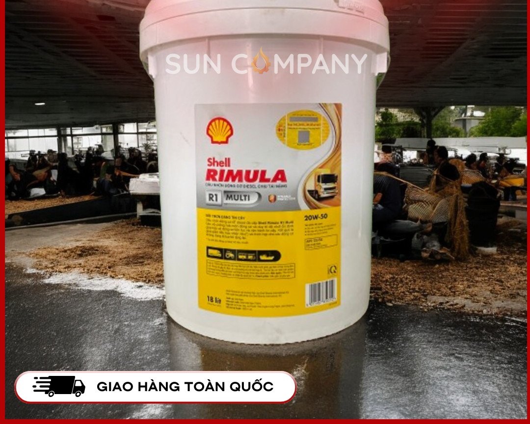 Nhớt shell rimula r4 20w50