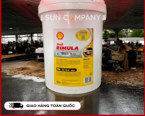 Nhớt shell rimula r4 20w50 - góc nhìn 2