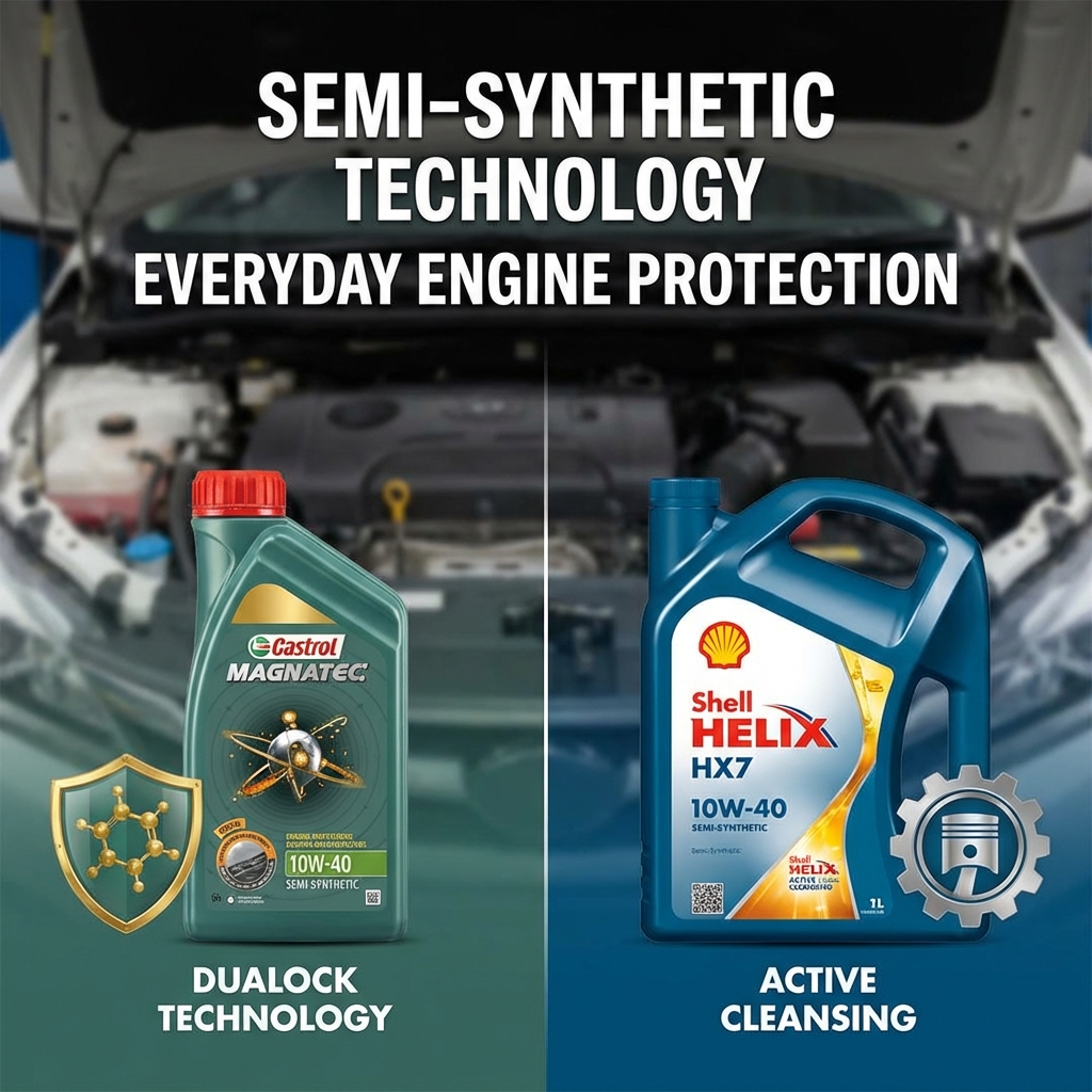 So Sánh Castrol Magnatec vs Shell Helix HX7: Kẻ Tám Lạng Người Nửa Cân