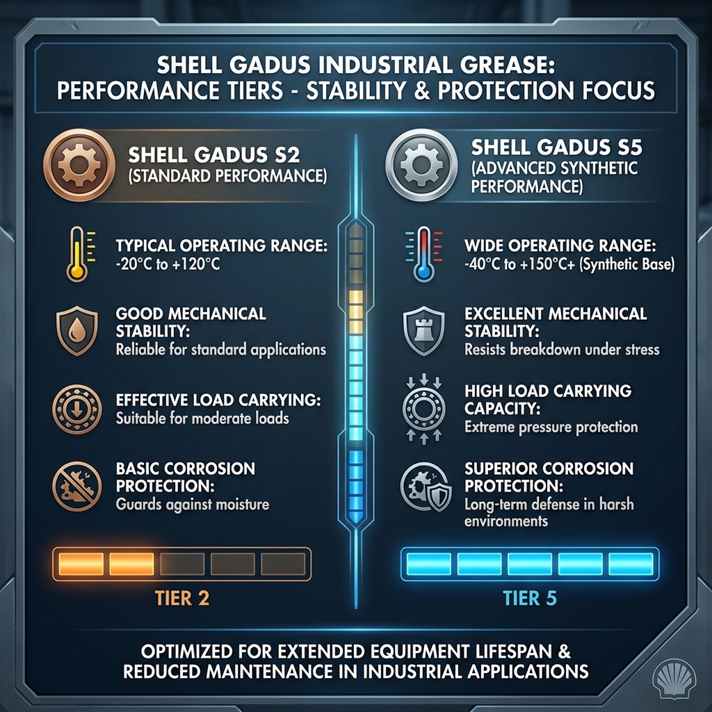 So Sánh Shell Gadus S2 vs S5 VFG/V100C: Mỡ Thực Phẩm Nào Tốt?