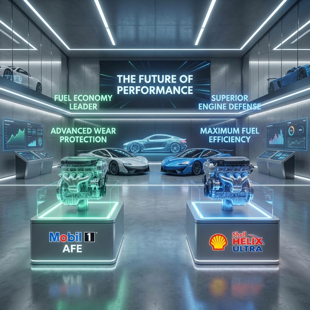 So Sánh Mobil 1 Advanced Fuel Economy vs Shell Helix Ultra: Đỉnh Cao Tiết Kiệm
