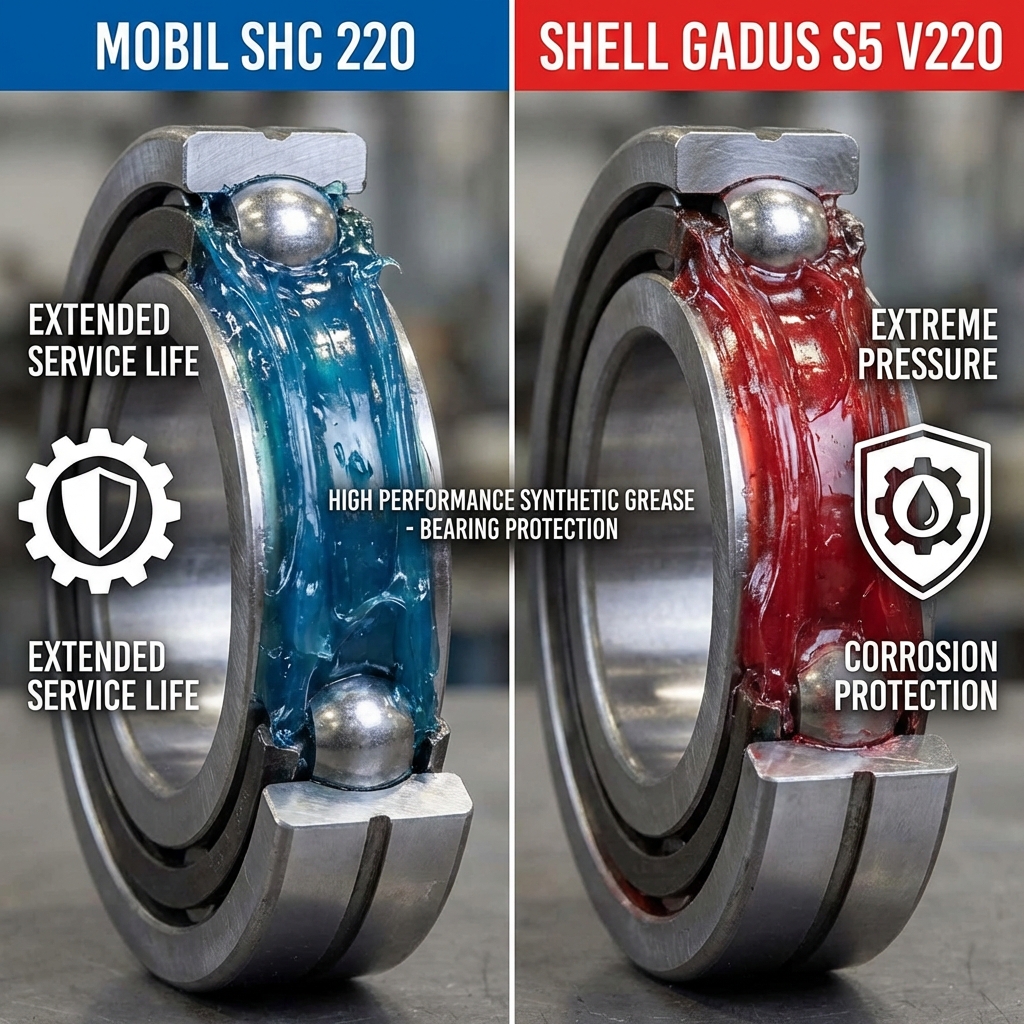So Sánh Mobil SHC 220 vs Shell Gadus S5 V220: Trận Chiến Mỡ Tổng Hợp Cao Cấp