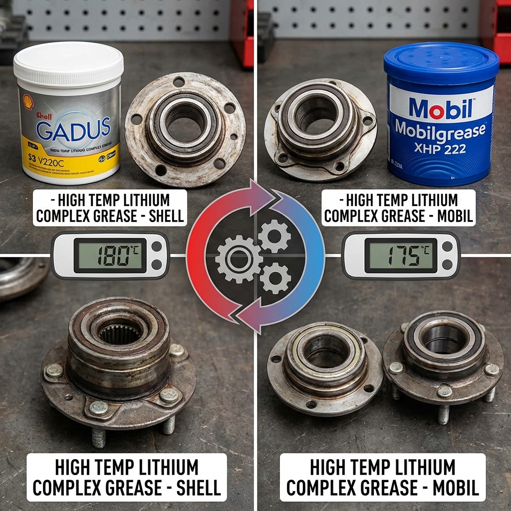 So Sánh Shell Gadus S3 V220C vs Mobilgrease XHP 222: Đâu Là 'Vua' Mỡ Chịu Nhiệt?