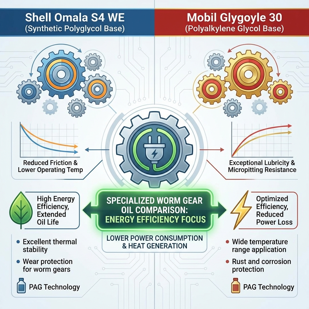So Sánh Shell Omala S4 WE vs Mobil Glygoyle 30: Đối Thủ PAG Xứng Tầm
