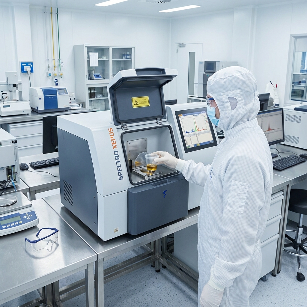 SOP: Quy Trình Xác Định Hàm Lượng Lưu Huỳnh (Sulfur Content - ASTM D4294)