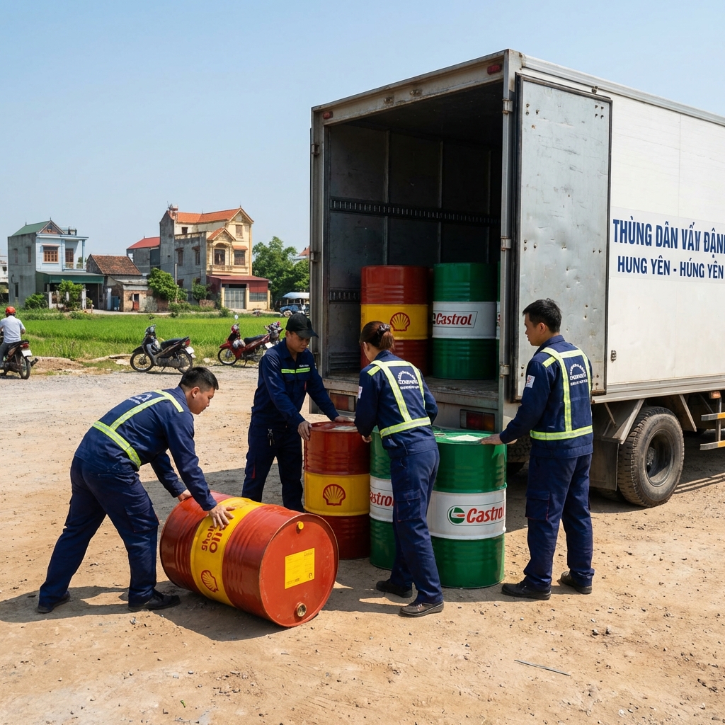 Đội ngũ giao hàng Bảo Khánh tại Hưng Yên