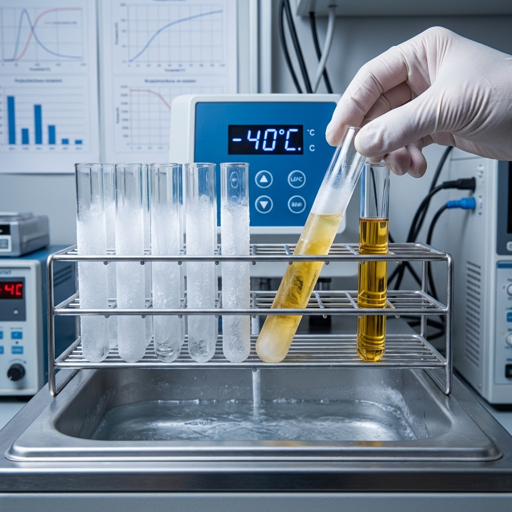 SOP: Quy Trình Kiểm Tra Điểm Đông Đặc Của Dầu (Pour Point Test)