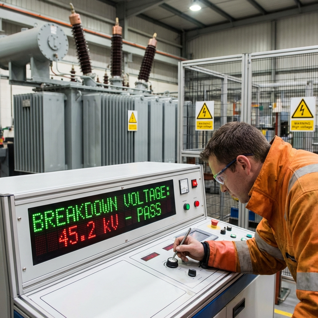 SOP: Quy Trình Kiểm Tra Độ Bền Điện Môi (Dielectric Strength - ASTM D877)