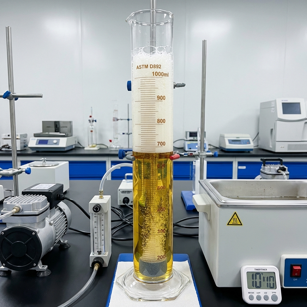 SOP: Quy Trình Kiểm Tra Tính Sủi Bọt (Foaming - ASTM D892)
