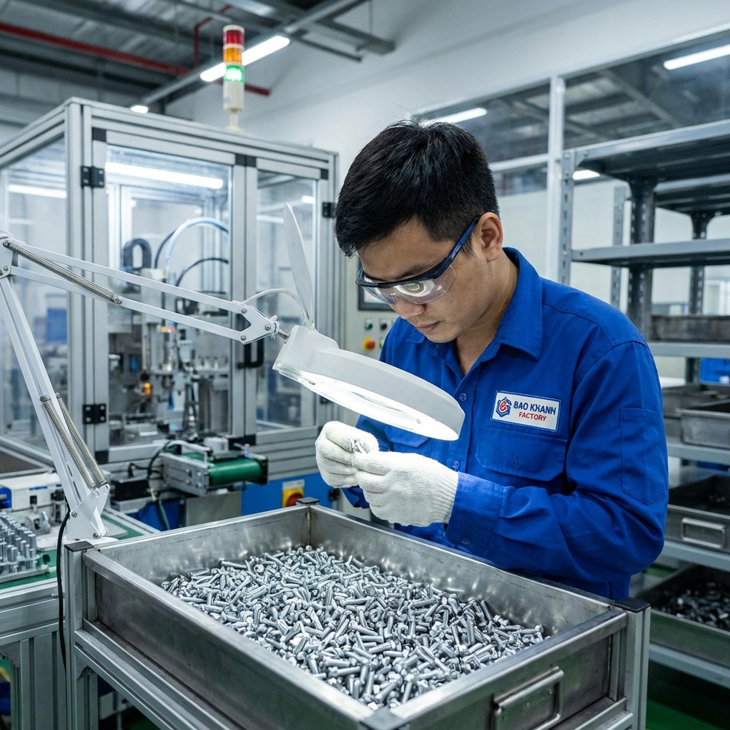 Kỹ Thuật Bôi Trơn Gia Công Kim Loại & Sản Xuất Bu Lông Ốc Vít: Kiểm Soát Bề Mặt & Tuổi Thọ Khuôn